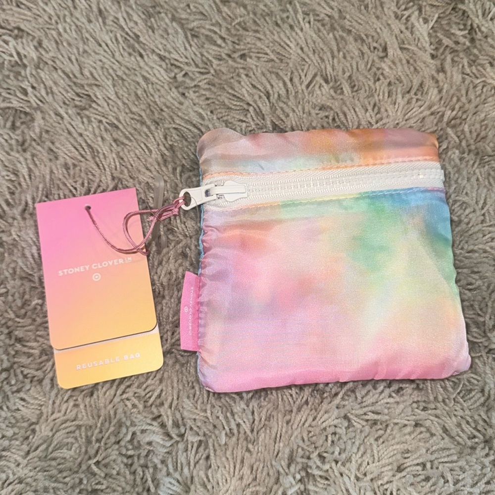 NWT tie die foldable reusable tote bag. Stoney clover x target